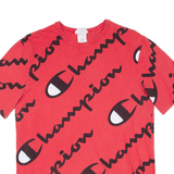 CHAMPION Mens T-Shirt Red M