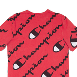 CHAMPION Mens T-Shirt Red M