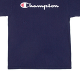 CHAMPION Womens T-Shirt Blue M