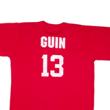 WILSON 1st Metropolitan Mortgage Mens T-Shirt Red USA Button Neck XL