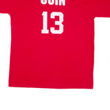 WILSON 1st Metropolitan Mortgage Mens T-Shirt Red USA Button Neck XL