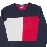 TOMMY HILFIGER Womens T-Shirt Blue Long Sleeve S