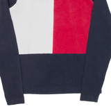 TOMMY HILFIGER Womens T-Shirt Blue Long Sleeve S