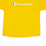 CHAMPION Mens T-Shirt Yellow L