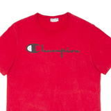 CHAMPION Mens T-Shirt Red M