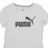 PUMA Womens T-Shirt Grey UK 12