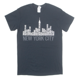 GILDAN New York City Mens T-Shirt Black S