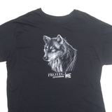 Wolf Zoo Parc De Beauval Mens T-Shirt Black L