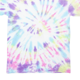 Mens Tie Dye T-Shirt Purple S