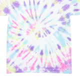 Mens Tie Dye T-Shirt Purple S