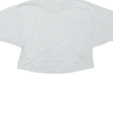 MEDALLION Number 1 Cropped Womens T-Shirt Grey S