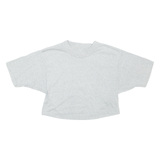 MEDALLION Number 1 Cropped Womens T-Shirt Grey S