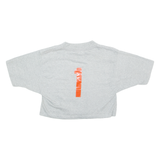 MEDALLION Number 1 Cropped Womens T-Shirt Grey S