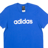 ADIDAS Mens T-Shirt Blue M