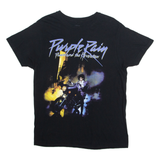 PRINCE Purple Rain Mens Band T-Shirt Black M