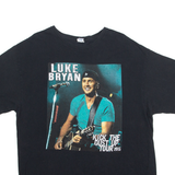 DELTA PRO WEIGHT Luke Bryan Kick The Dust Up Tour Mens T-Shirt Black 3XL