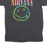 NIRVANA Mens Band T-Shirt Grey S