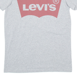 LEVI'S Womens T-Shirt Grey XS