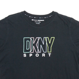 DKNY CROPPED Womens T-Shirt Black M