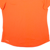 REEBOK Womens T-Shirt Orange XL