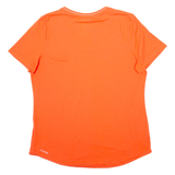 REEBOK Womens T-Shirt Orange XL