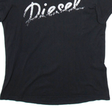 DIESEL Womens T-Shirt Black S