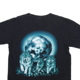 WILD Wolf Pack Mens T-Shirt Black L