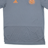 ADIDAS RSC Anderlecht Mens Football Shirt T-Shirt Grey V-Neck M