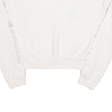 CHAMPION Crop Womens Sweatshirt White S