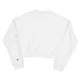 CHAMPION Crop Womens Sweatshirt White S