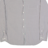 MASSIMO DUTTI Mens Shirt Red Check Long Sleeve L