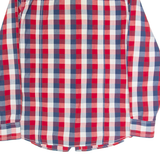 LEE COOPER Mens Shirt Red Gingham Long Sleeve L