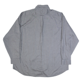 TOMMY HILFIGER Mens Plain Shirt Grey Long Sleeve XL