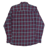 SELECTED HOMME Slim Fit Mens Shirt Blue Check Long Sleeve L