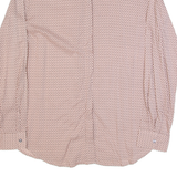 BENETTON Womens Shirt Pink Crazy Pattern Long Sleeve L