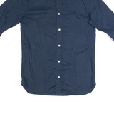 ALL SAINTS Mens Plain Shirt Blue XS