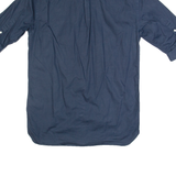 ALL SAINTS Mens Plain Shirt Blue XS
