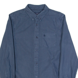 JACK WILLS Mens Plain Shirt Blue Long Sleeve XS
