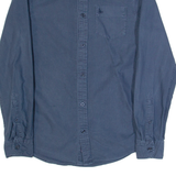JACK WILLS Mens Plain Shirt Blue Long Sleeve XS