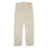 LEVI'S Mens Trousers Beige Regular Straight W33 L34