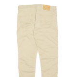 LEVI'S Mens Trousers Beige Regular Tapered W34 L32