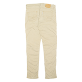 LEVI'S Mens Trousers Beige Regular Tapered W34 L32