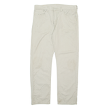 LEVI'S Mens Trousers Grey Regular Straight W36 L32