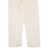 LEVI'S Womens Corduroy Trousers Beige Regular Straight W29 L26