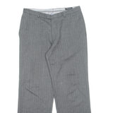 TED BAKER Chino Mens Trousers Grey Regular Straight W30 L30