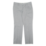 TED BAKER Workwear Womens Trousers Grey Regular Straight W32 L30