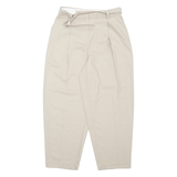 REISS Womens Trousers Beige Regular Tapered W36 L24