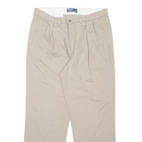 U.S. POLO ASSN Chino Mens Trousers Beige Regular Straight W38 L32