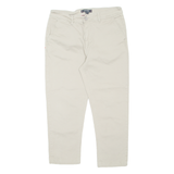 KANGOL Chino Mens Trousers Beige Regular Tapered W30 L23
