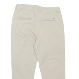 KANGOL Chino Mens Trousers Beige Regular Tapered W30 L23